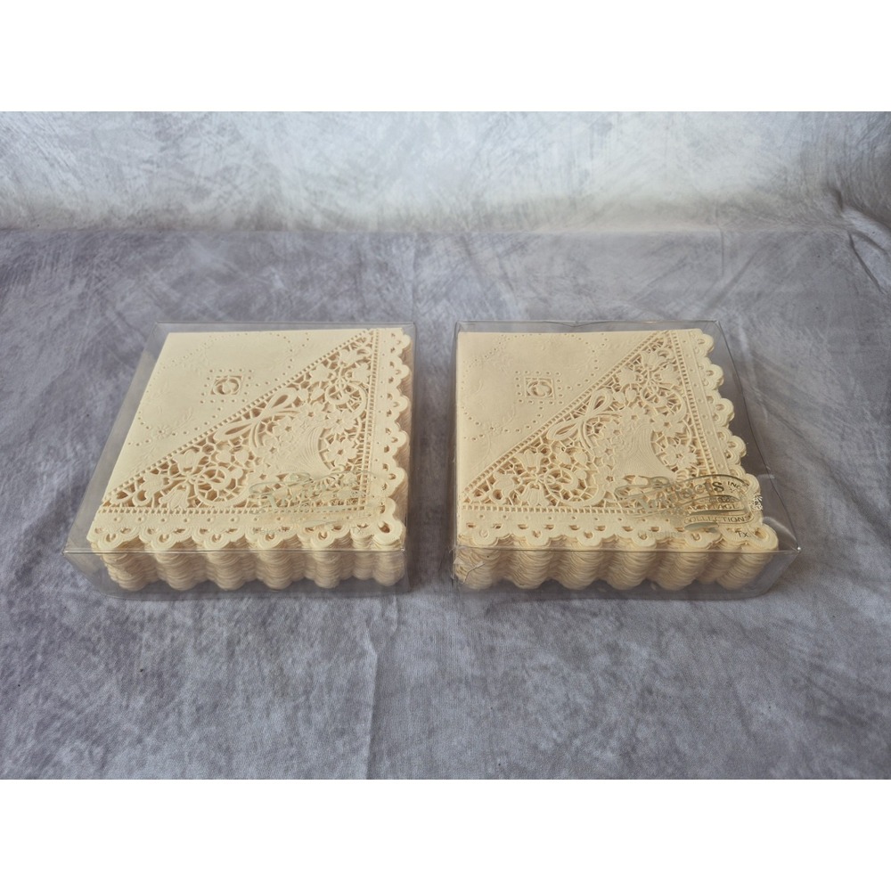 Vintage Doily Napkins " The Original Mary Jean Collection " In Original Package - Picture 10 of 14